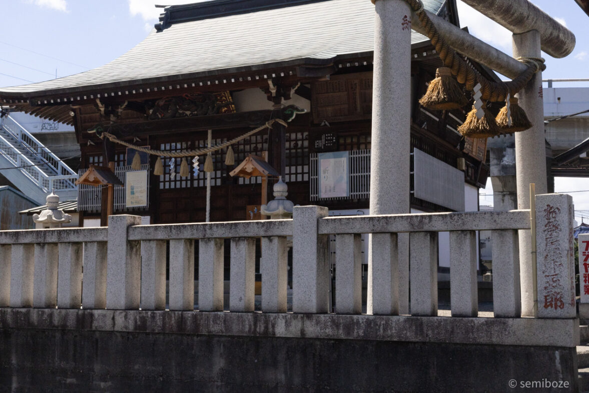 京都八坂神社を勧請して祀っている愛宕神社